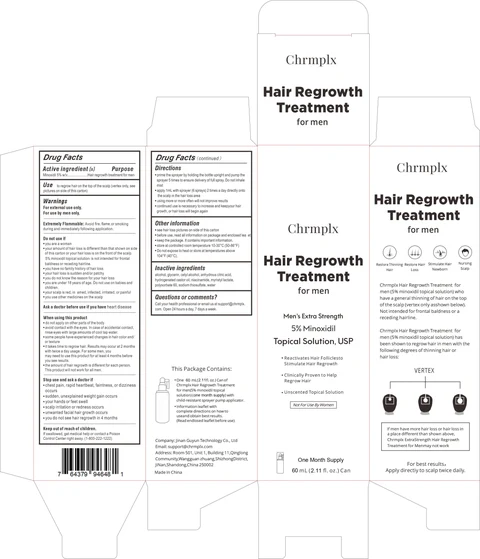 Chrmplx Hair Regrowth Treatment packaging