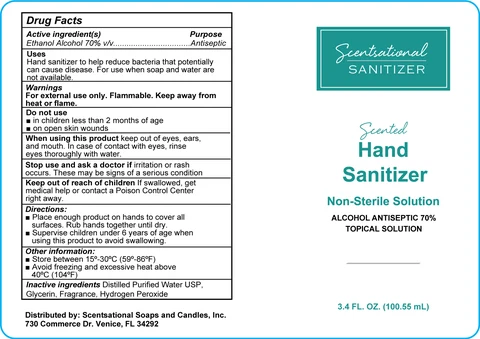 Hand Sanitizer packaging