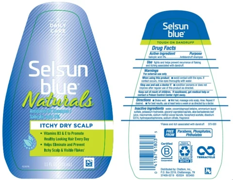 Selsun Blue Naturals Itchy, Dry Scalp 포장