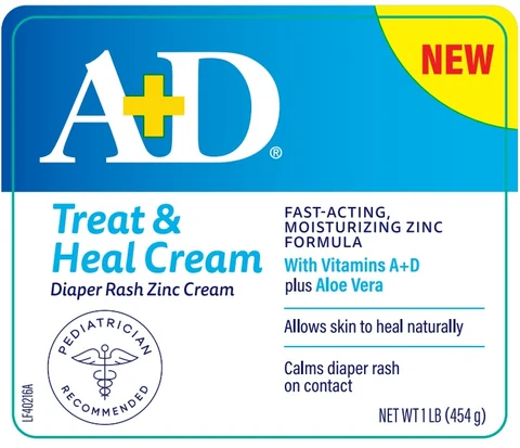 AD TREAT Diaper Rash Cream 1 lb