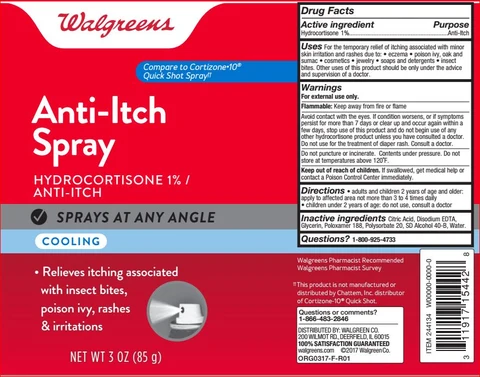 Cooling Itch ReliefWell at Walgreens 포장