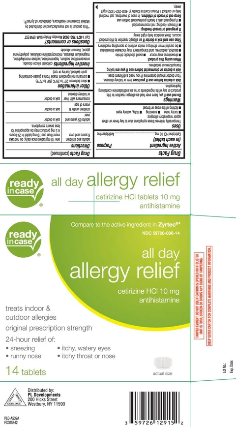 All Day Allergy Relief 포장