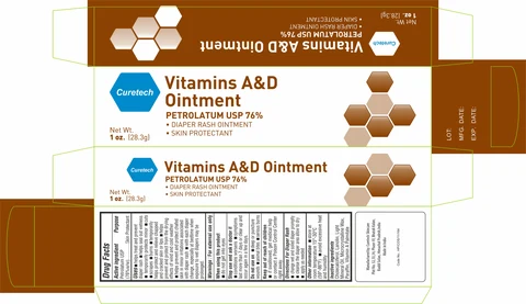 CURETECH ADVitamin A and D packaging
