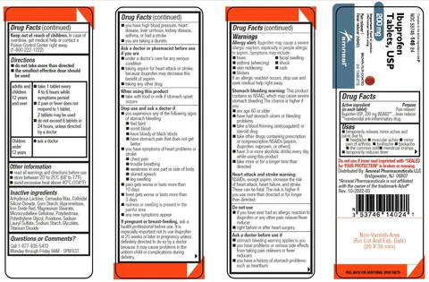 IbuprofenPain Releiver/ Fever Reducer 포장