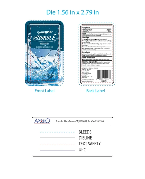 Careone Vitamin E Hand sanitizer 포장