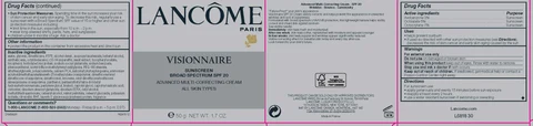 Lancome Paris Visionnaire Broad Spectrum SPF 20 Sunscreen Advanced Multi Correcting All Skin Types packaging