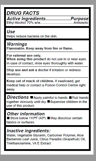 Hydrating Hand Saintizer 포장