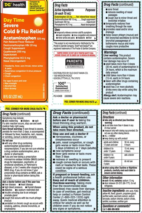 Severe Cold and Flu ReliefDaytime 포장