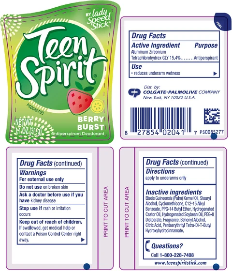 Ladies Speed StickTeen Spirit Berry Burst packaging