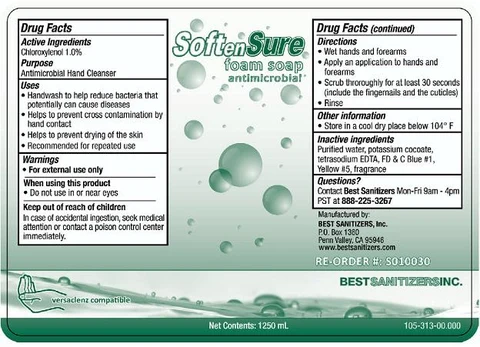 Soften Sure Foam Antimicrobial 포장