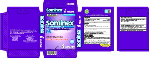 Sominex packaging
