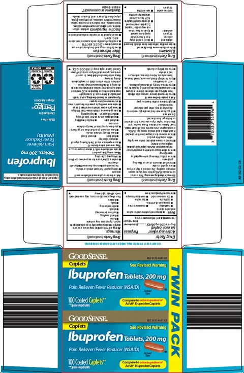 good sense ibuprofen packaging