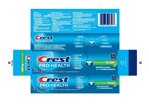 CrestPro Health with a Touch of Scope 포장