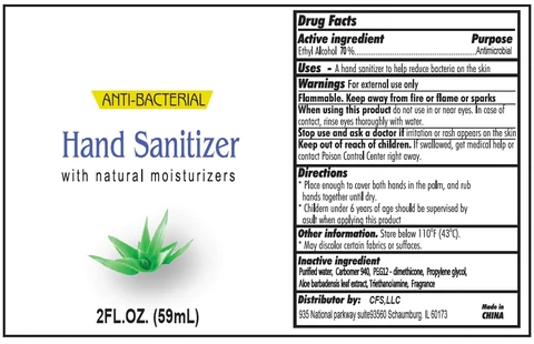 Hand Sanitizer packaging