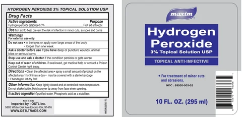 maxim Hydrogen Peroxide 포장