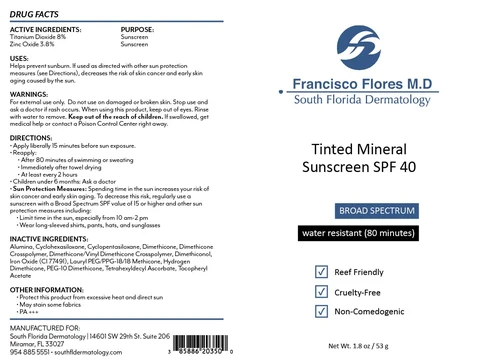 Tinted Mineral Sunscreen packaging