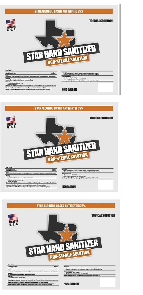 STAR HAND SANITIZER 포장