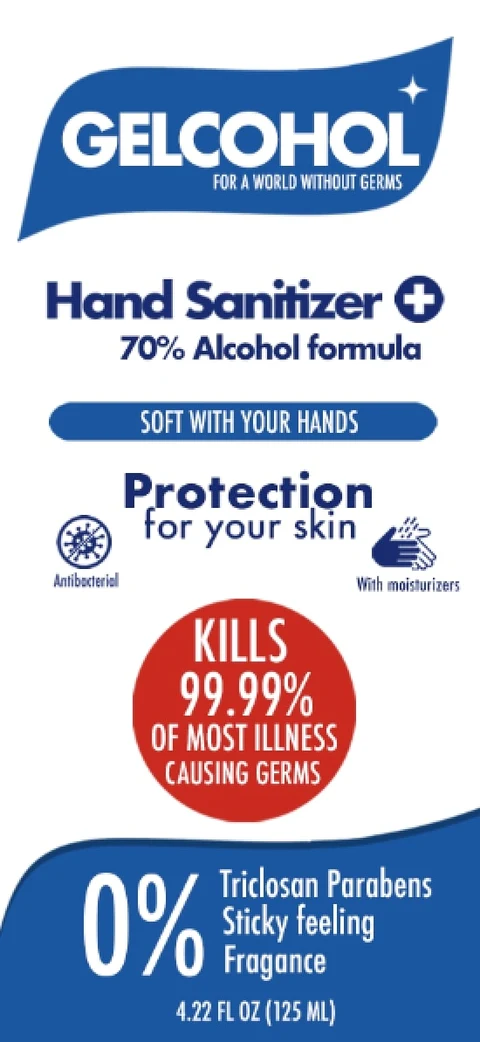 Hand Sanitizer packaging