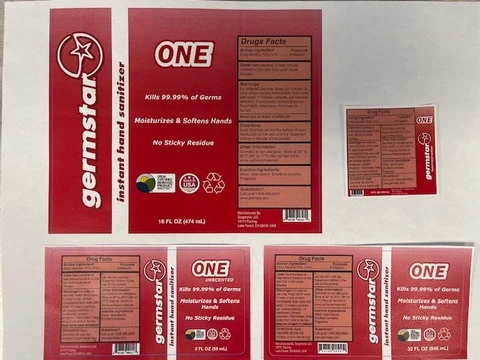 germstarONE unscented packaging