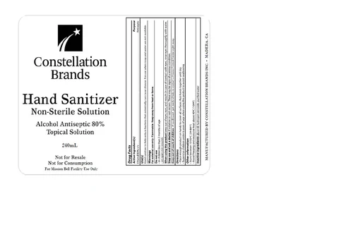 Constellation Brands Hand Sanitizer 포장