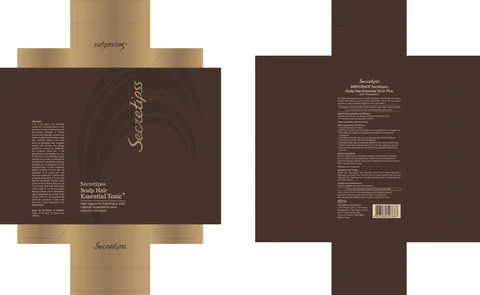 SECRETIPSS SCALP HAIR ESSENTIAL TONIC PLUS 포장