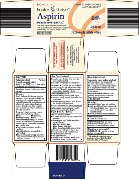 foster and thrive aspirin packaging