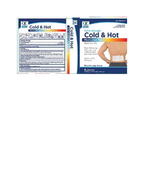 Back and Large Extra Strength Cold-Hot Medicated Patches 포장