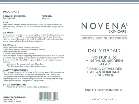 Daily Repair Moisturizing Non Tinted 포장