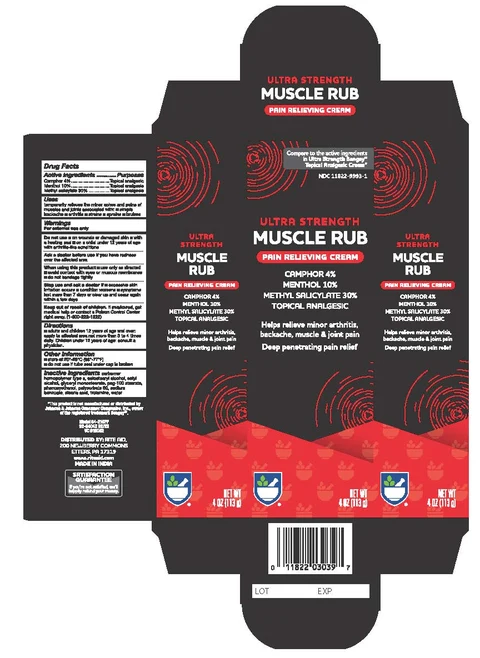 Rite Aid Ultra Strength Muscle Rub packaging