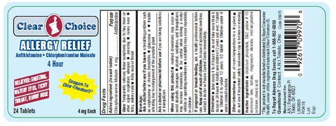 Clear Choice Allergy Relief packaging