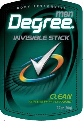 Degree for Men CleanAntiperspirant and Deodorant 포장