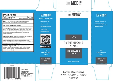 111MedCo Medicated Bar 2 Pyrithione Zinc 포장