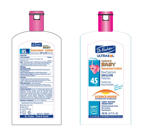 Ultrasolnature BABY Sunscreen 포장