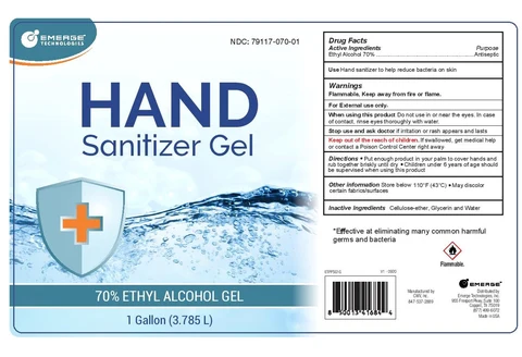 Hand Sanitizer packaging