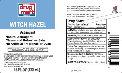 Witch Hazel packaging
