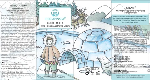 TREEANNSEA ESKIMO MELLA TIME RELEASE AGE DEFINE 포장