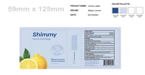 Shimmy Home Cartridge 포장