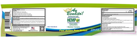 AY BENDITO HEMP packaging