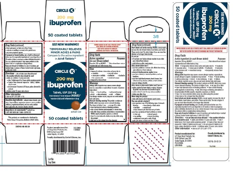 Ibuprofen, Lil Drug Store, 50ct / Ibuprofen, Caseys, 50ct / Ibuprofen, Lil Drug Store, 24ct / Ibuprofen, Circle K, 50ct 포장