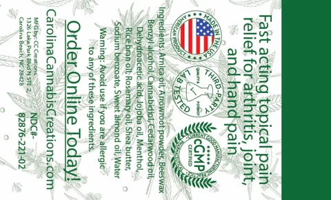sample back label