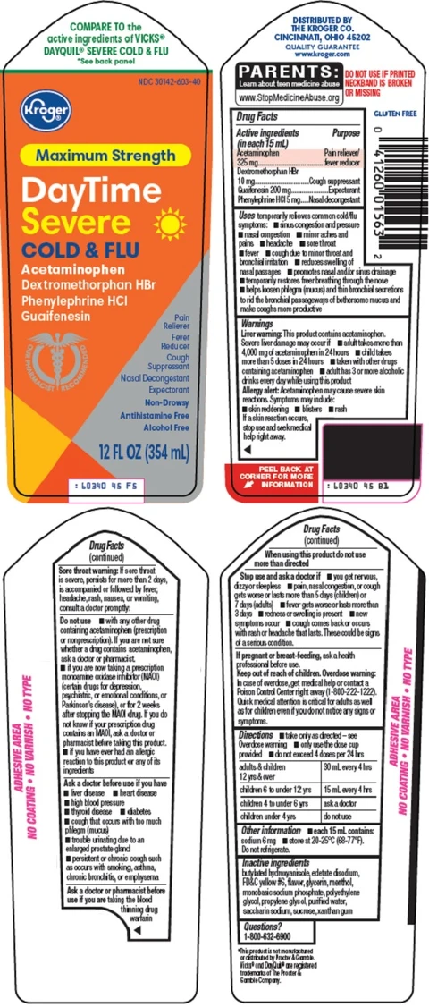 daytime severe cold and flu packaging