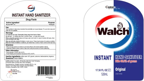 INSTANT HAND SANITIZER packaging