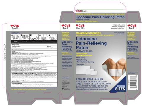 CVS Health Lidocaine Pain-Relieving 포장