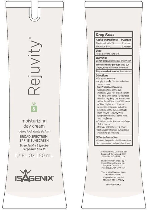 Rejuvity moisturizing day cream BROAD SPECTRUM SPF 15 SUNSCREEN 포장