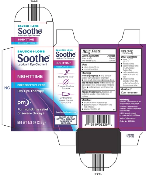 Soothe Night Time packaging