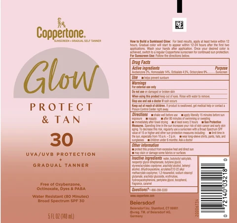 Coppertone Protect and Tan SPF 30 포장