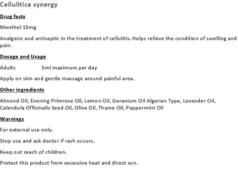 Cellulitica Synergy 포장