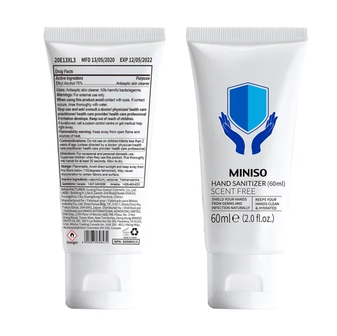 60ml label