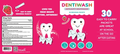 Truwell Kids Dentiwash 포장