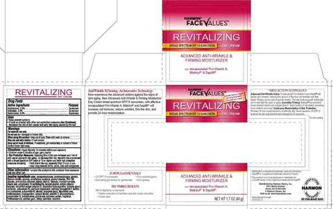 Harmon Face Values Revitalizing Day packaging